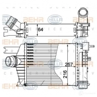 Интеркулер HELLA 47849 RIV JZ4A 4045621517588 8ml376988164 - Изображение 2