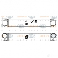 Интеркулер HELLA J UDHWPH 47707 8ml376776154 4045621511050 - Изображение 2
