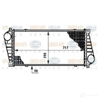 Интеркулер HELLA 47380 8ml376720391 _BEHR HELLA SERVICE_ PEVLKC - Изображение 2