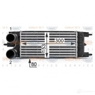Интеркулер HELLA 8ml376700081 SFQWP 47338 _BEHR HELLA SERVICE_ - Изображение 4