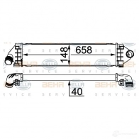 Интеркулер HELLA 8ml376791764 A2F4S C 47766 4045621517830 - Изображение 2