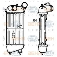 Интеркулер HELLA DTGWP 8ml376760711 _BEHR HELLA SERVICE_ Citroen C3 1 (FC, PF1) 2002 – 2009