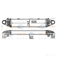 Интеркулер HELLA 0GX AM9 4045621517366 8ml376777114 47740 - Изображение 2