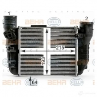Интеркулер HELLA _BEHR HELLA SERVICE_ 34487T 47793 8ml376900371 - Изображение 3