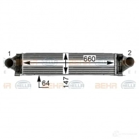 Интеркулер HELLA 8ml376700121 47341 _BEHR HELLA SERVICE_ H45F1 - Изображение 4