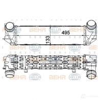 Интеркулер HELLA 3HWF 17 4045621511531 8ml376911454 47827 - Изображение 2