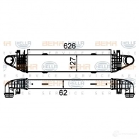 Интеркулер HELLA M274W 8ml376899191 Mercedes E-Class (C207) 4 Купе 1.8 E 200 CGI (2048) 184 л.с. 2010 – 2024 _BEHR HELLA SERVICE_