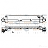 Интеркулер HELLA 4045621517847 8ml376988554 47871 IAA 61F - Изображение 2