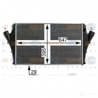 Интеркулер HELLA M86MS 47360 _BEHR HELLA SERVICE_ 8ml376700671 - Изображение 4