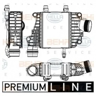 Интеркулер HELLA 8ml376795101 1424747096 7ZXNT P 4045621523121