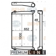 Интеркулер HELLA _BEHR HELLA SERVICE_ 8WULT 47767 8ml376792001 - Изображение 2
