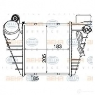 Интеркулер HELLA 47698 8ml376776051 _BEHR HELLA SERVICE_ JPSOB9