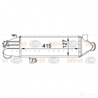 Интеркулер HELLA D3RS2 _BEHR HELLA SERVICE_ 8ml376746631 47573