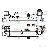 Интеркулер HELLA NNA6 M 47851 8ml376988214 4045621517618 - Изображение 2