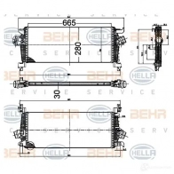Интеркулер HELLA EAX2YM G 8ml376988414 4045621517779 47866 - Изображение 2