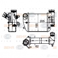 Интеркулер HELLA 47835 4045621517441 C U88QAS 8ml376988024