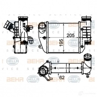 Интеркулер HELLA 47835 4045621517441 C U88QAS 8ml376988024 - Изображение 2