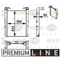Интеркулер HELLA _BEHR HELLA SERVICE_ 8ml376722011 A9UZW 47381 - Изображение 1
