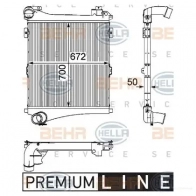 Интеркулер HELLA 8ml376746341 5M6MPZU 47546 _BEHR HELLA SERVICE_