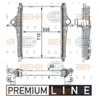 Интеркулер HELLA 8ml376733401 47511 02141M _BEHR HELLA SERVICE_