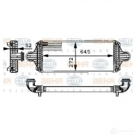 Интеркулер HELLA 8ml376723681 _BEHR HELLA SERVICE_ 7YH9EG 47437