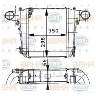 Интеркулер HELLA _BEHR HELLA SERVICE_ 76581A 8ml376724131 47461