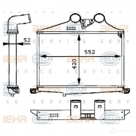 Интеркулер HELLA 8ml376723691 47438 _BEHR HELLA SERVICE_ ODO6T