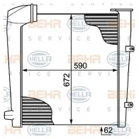 Интеркулер HELLA EMSN8 8ml376727651 _BEHR HELLA SERVICE_ 47500