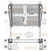 Интеркулер HELLA 47595 1YJG3R 8ml376751271 _BEHR HELLA SERVICE_