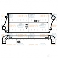 Интеркулер HELLA 8ml376792051 47772 _BEHR HELLA SERVICE_ WKN1Y