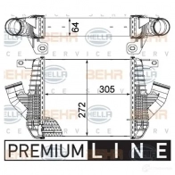 Интеркулер HELLA _BEHR HELLA SERVICE_ 8ml376751231 47593 GWN8Q
