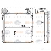 Интеркулер HELLA 4045621516550 8ml376908071 G30GA TJ 47812