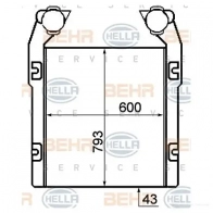 Интеркулер HELLA NXMZ7 47770 _BEHR HELLA SERVICE_ 8ml376792031