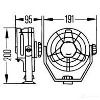 Моторчик печки, вентилятора HELLA Turbo 8ev003361011 080 701 37866 - Изображение 2