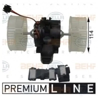 Моторчик печки, вентилятора HELLA _BEHR HELLA SERVICE_ 38257 8ew351040651 0C6FVC9 - Изображение 5