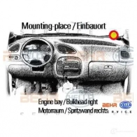Моторчик печки, вентилятора HELLA XAADP _BEHR HELLA SERVICE_ 8ew009100081 37873 - Изображение 2