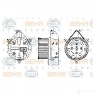 Моторчик печки, вентилятора HELLA 8ew009159191 Renault Laguna (B56) 1 Хэтчбек 2.0 109 л.с. 1999 – 2001 EPB9SQ _BEHR HELLA SERVICE_