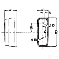 Внутреннее освещение HELLA 9002920082952 14961 IV 3EV4 2ja997027051 - Изображение 2