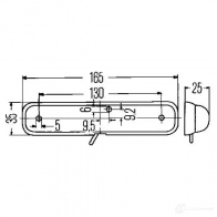 Внутреннее освещение HELLA 02 2515 IXYPQ 14744 2ja001330001 - Изображение 2