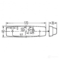 Внутреннее освещение HELLA 2ja001364001 XE1LI9K 14758 022 523 - Изображение 2