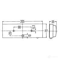 Внутреннее освещение HELLA 2ja003354031 83N7Q 022 525 14774 - Изображение 2