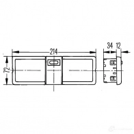 Внутреннее освещение HELLA 0 22680 2ja006447251 14789 GBLV4TJ - Изображение 2