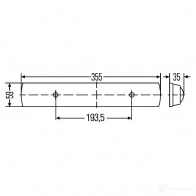 Подсветка салона HELLA 2JA 007 373-151 4082300284812 14812 ZBB5U8 8 - Изображение 2