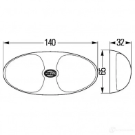 Подсветка салона HELLA DuraLED Oval D3U6UM 14944 2JA 959 700-102 - Изображение 2