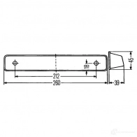 Фонарь подсветки номера HELLA 023008 2ka001610001 14993 E1 12949 - Изображение 2