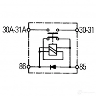 Выключатель массы аккумулятора HELLA 4082300158328 6EK 008 776-021 20146 5 FS8HX - Изображение 3