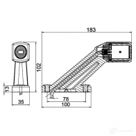 Габаритный фонарь HELLA 18633 E4 11392 NNCAEQ 2xs011769101 - Изображение 2