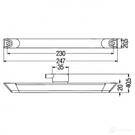Габаритный фонарь HELLA KX10H 2xs008078011 E13 0515 18571 - Изображение 2