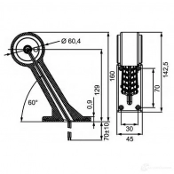 Габаритный фонарь HELLA 2xs357004011 E9 6754 U81E6 18682 - Изображение 2