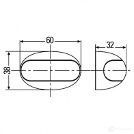 Габаритный фонарь HELLA Z5PXDV6 18372 E4 7574 2XA 959 560-411 - Изображение 2